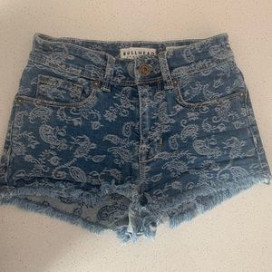 Bullhead High Rise Jean Shorts
